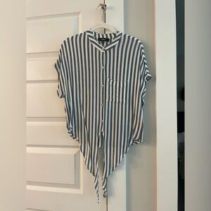 Lulus Striped Blouse